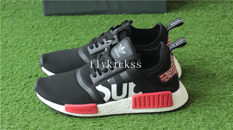 Real Boost Adidas NMD R1 PK Supreme Black